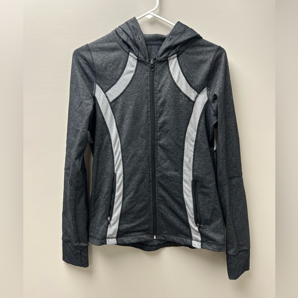 Tuff Athletics Women’s‎ Full Zip Grey Hoodie